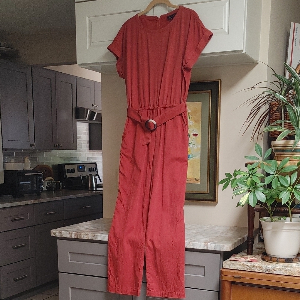 A.P.C. Rue Madame Paris Auburn Jumpsuit Size 34 Small